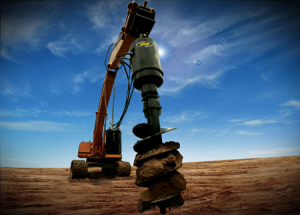 excavator-auger